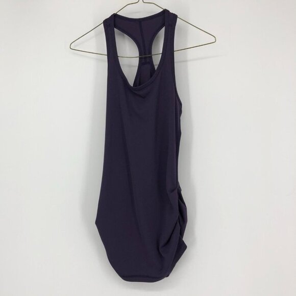 Karma plum purple ruched sides workout tank top small - Picture 12 of 12